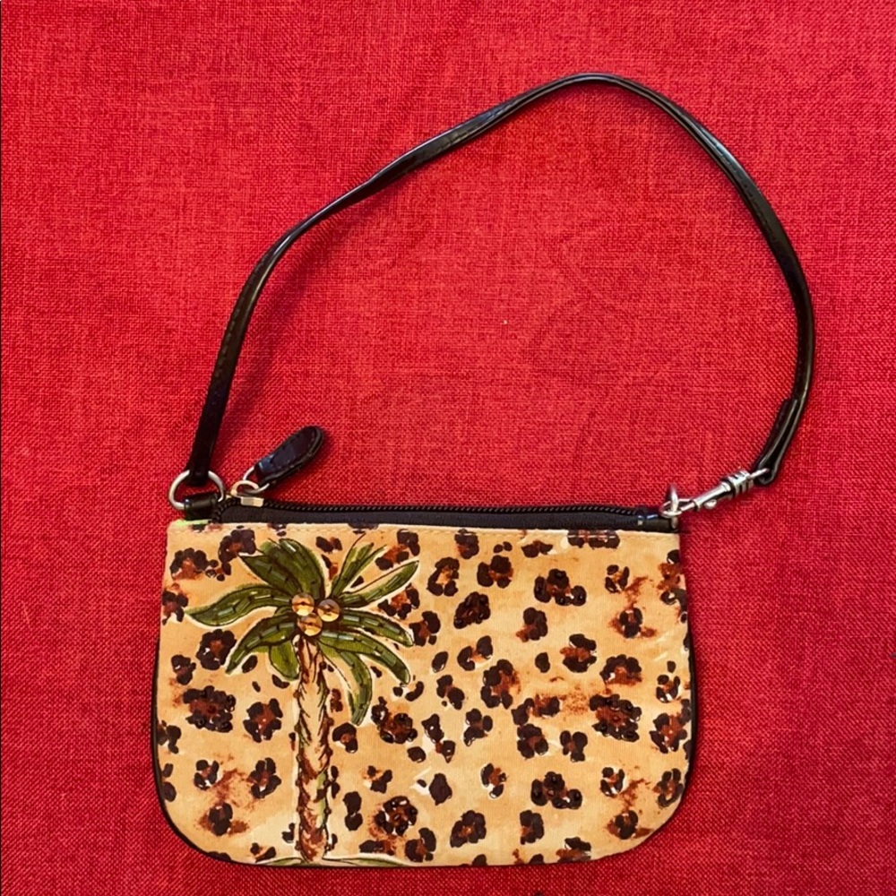 Palm Tree Wristlet